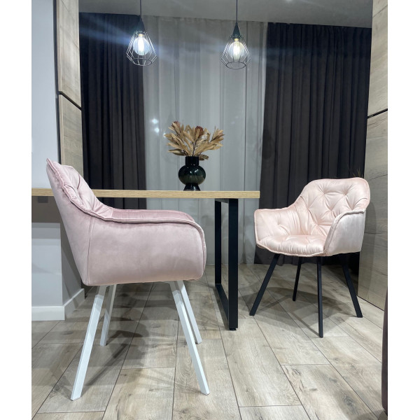 Стілець Impulse Lounge Пудровий Велюр-4