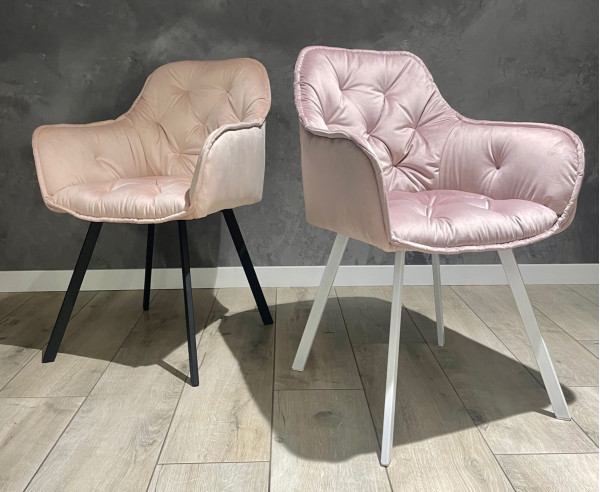 Стілець Impulse Lounge Пудровий Велюр-3