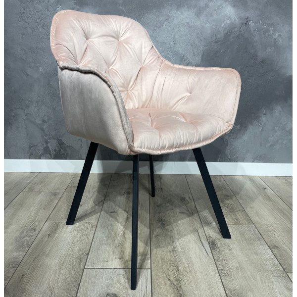 Стілець Impulse Lounge Рожевий Велюр-0