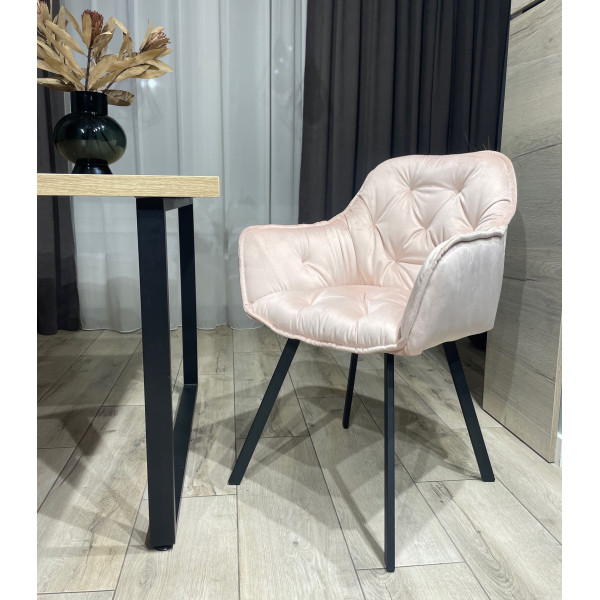 Стілець Impulse Lounge Рожевий Велюр-1