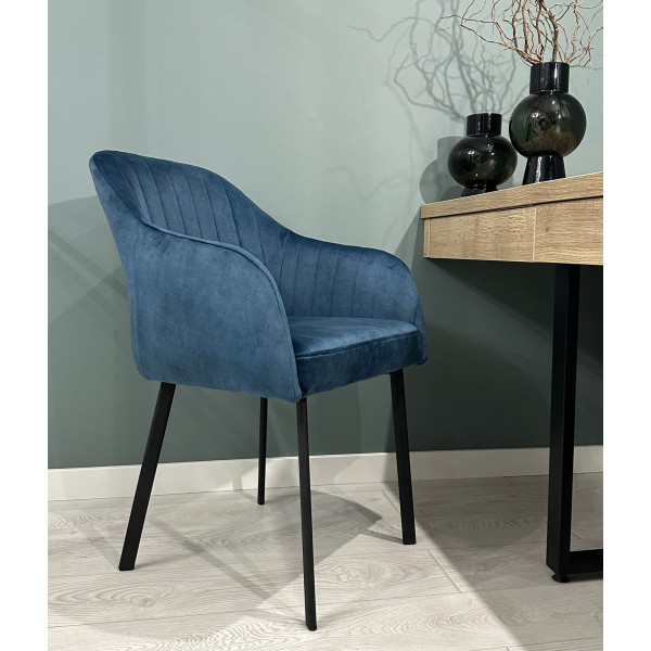 Стілець Impulse Watson Синій Велюр-1