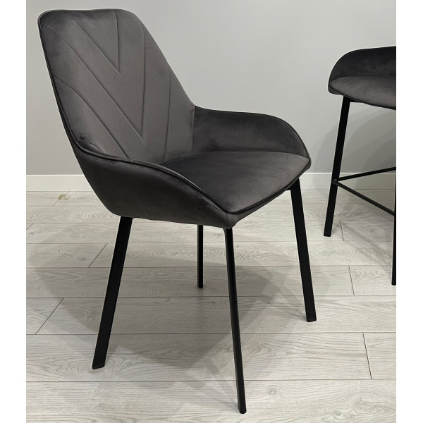 Стілець Impulse Plus Lilu Темно-сірий-0