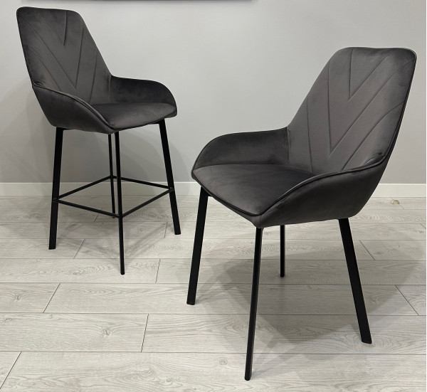 Стілець Impulse Plus Lilu Темно-сірий-2