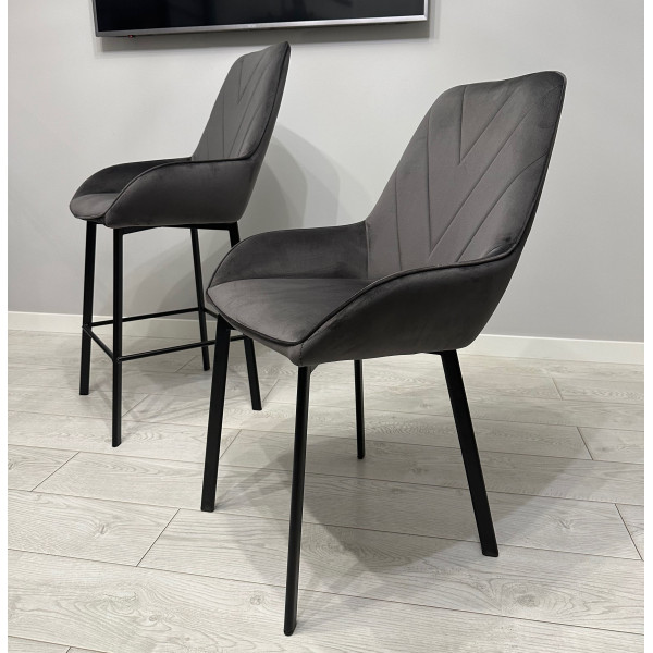 Стілець Impulse Plus Lilu Темно-сірий-3