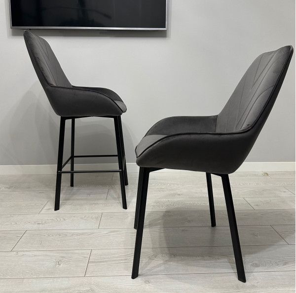 Стілець Impulse Plus Lilu Темно-сірий-4