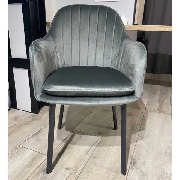 Стул Impulse Mira Оливковый Велюр-3