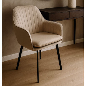 Стул Impulse Mira Светло-бежевый Велюр