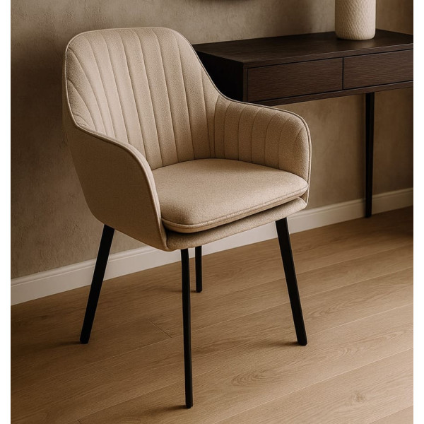 Стул Impulse Mira Светло-бежевый Велюр-0