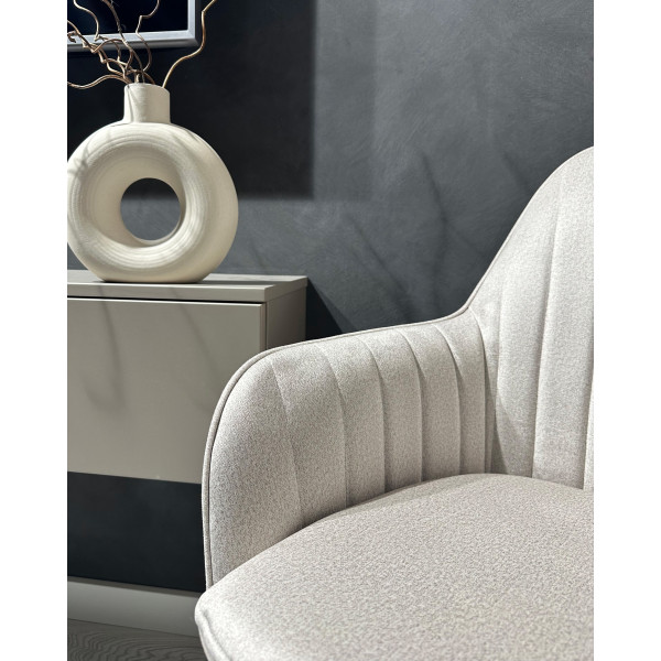 Стул Impulse Mira Светло-бежевый Велюр-8