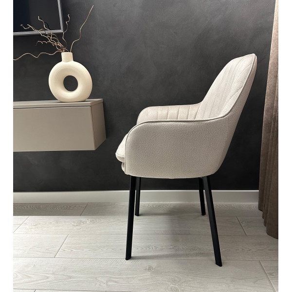 Стул Impulse Mira Светло-бежевый Велюр-5