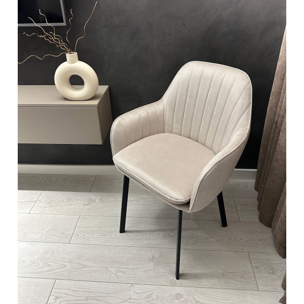 Стул Impulse Mira Светло-бежевый Велюр-3