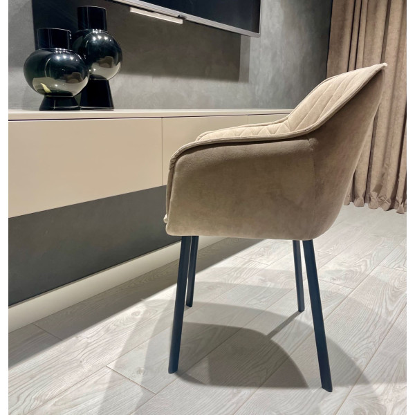 Стул Impulse Pablo Бежевый Велюр-6