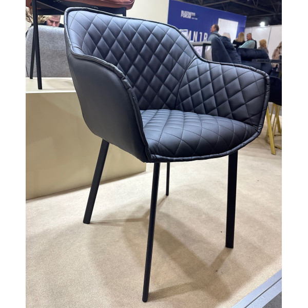 Стілець Impulse Pablo Чорний Екошкіра-0