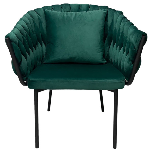 Стілець Impulse Pasadena Зелений Велюр-12