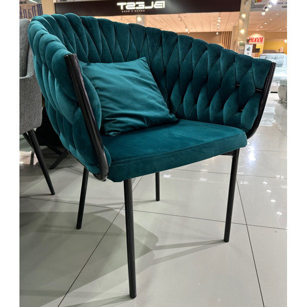 Стул Impulse Pasadena Бирюзовый Велюр-0