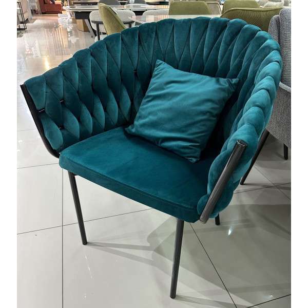 Стул Impulse Pasadena Бирюзовый Велюр-1