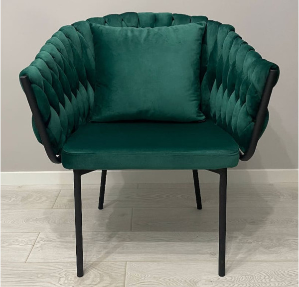 Стілець Impulse Pasadena Зелений Велюр-4