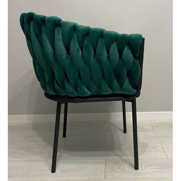 Стілець Impulse Pasadena Зелений Велюр-5