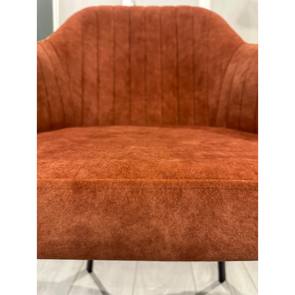 Стілець Impulse Watson Помаранчевий Велюр-7