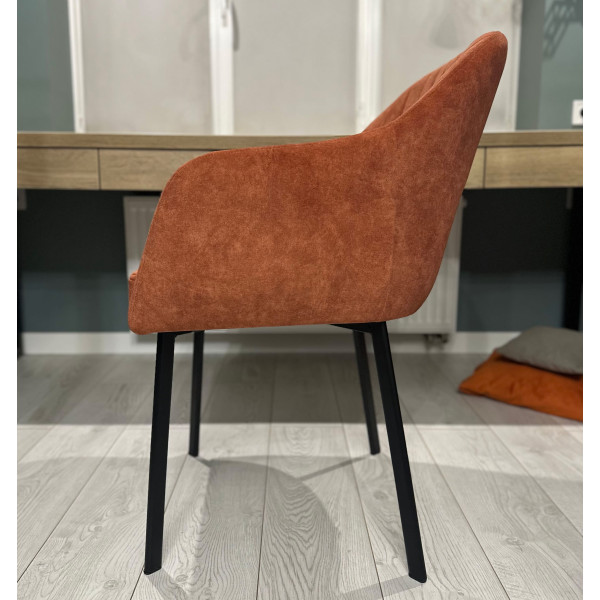 Стілець Impulse Watson Помаранчевий Велюр-3