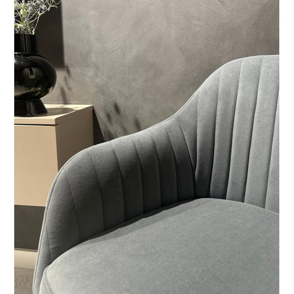 Стілець Impulse Watson Сірий Велюр-7