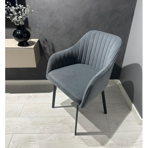 Стілець Impulse Watson Сірий Велюр-3