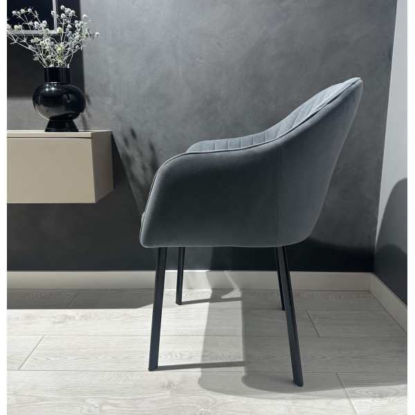 Стілець Impulse Watson Сірий Велюр-5