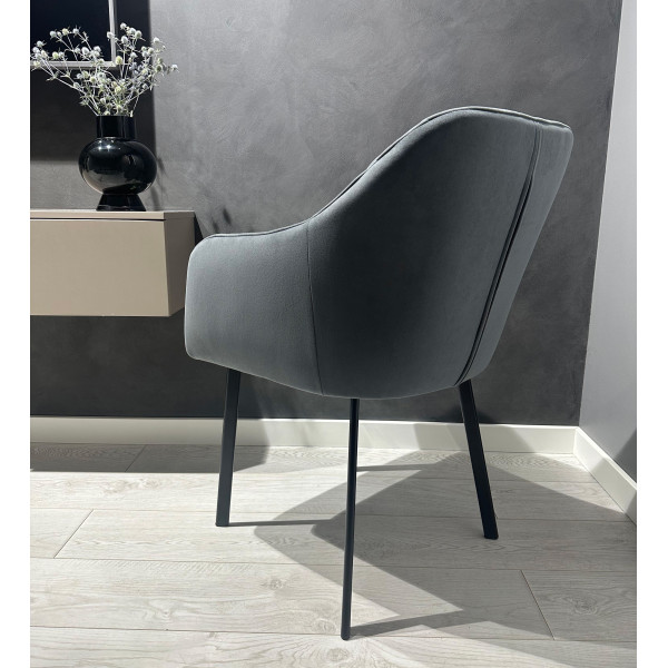 Стілець Impulse Watson Сірий Велюр-6