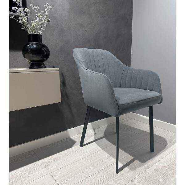 Стілець Impulse Watson Сірий Велюр-1