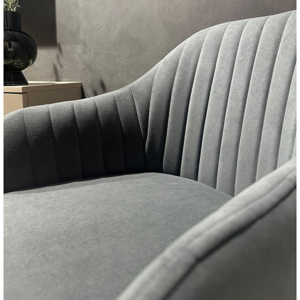 Стілець Impulse Watson Сірий Велюр-10