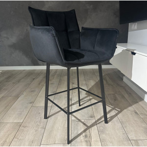 Напівбарний стілець Impulse Plus Daniel Чорний