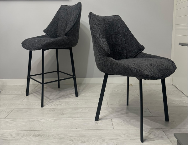 Полубарный стул Impulse Plus Edmond Графит-10