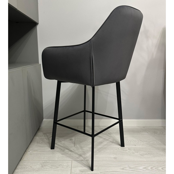 Полубарный стул Impulse Plus Fiona Графит-6