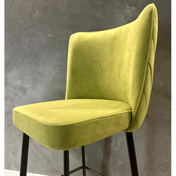 Полубарный стул Impulse Plus Hilton Оливковый-8