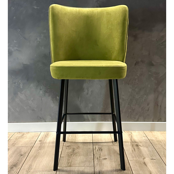 Полубарный стул Impulse Plus Hilton Оливковый-1