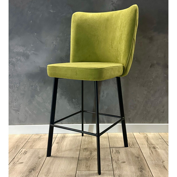 Полубарный стул Impulse Plus Hilton Оливковый-2