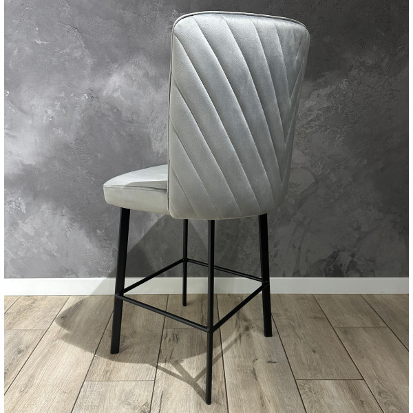 Полубарный стул Impulse Plus Hilton Светло-серый-5