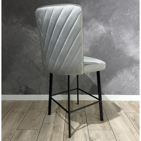 Полубарный стул Impulse Plus Hilton Светло-серый-4