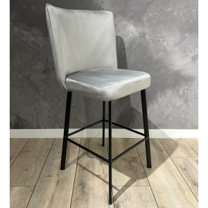 Полубарный стул Impulse Plus Hilton Светло-серый