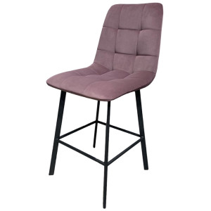 Полубарный стул Impulse Joy Фиолетовый Велюр
