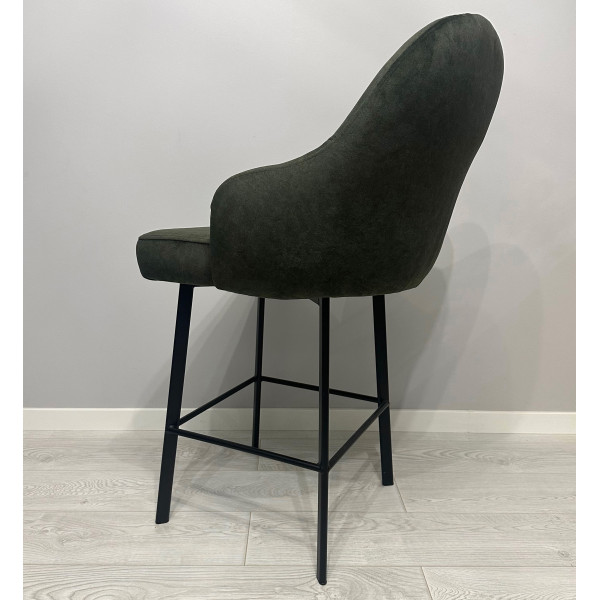 Полубарный стул Impulse Plus Janet Темно-зеленый-6