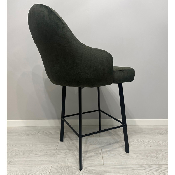 Полубарный стул Impulse Plus Janet Темно-зеленый-5