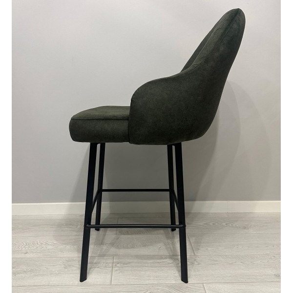 Полубарный стул Impulse Plus Janet Темно-зеленый-4