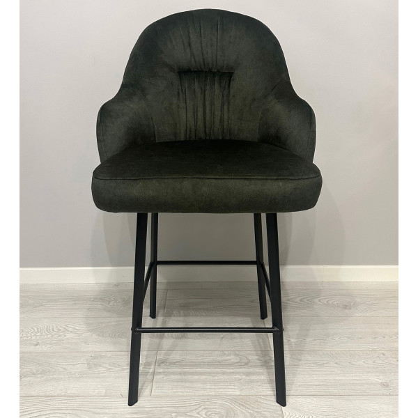 Полубарный стул Impulse Plus Janet Темно-зеленый-1