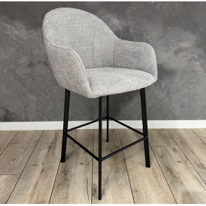 Полубарный стул Impulse Lola Серый Ткань