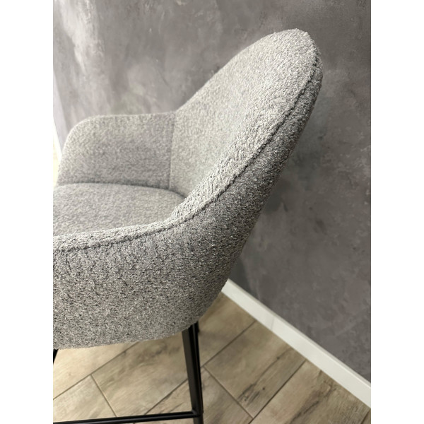 Полубарный стул Impulse Lola Серый Ткань-12