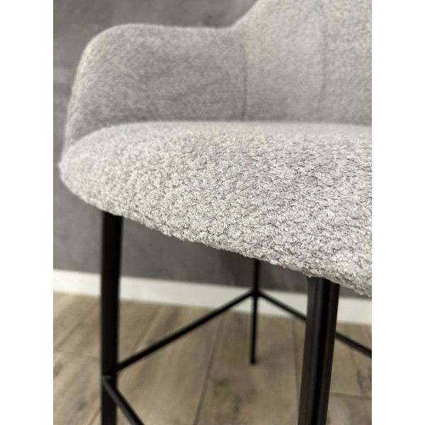 Полубарный стул Impulse Lola Серый Ткань-14