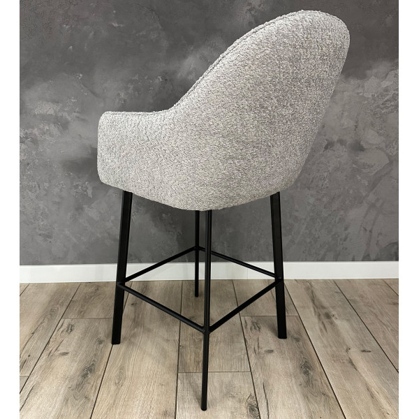 Полубарный стул Impulse Lola Серый Ткань-7