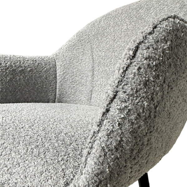 Полубарный стул Impulse Lola Серый Ткань-18