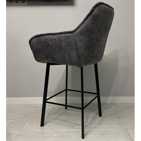 Напівбарний стілець Impulse Plus Lounge Графіт-9